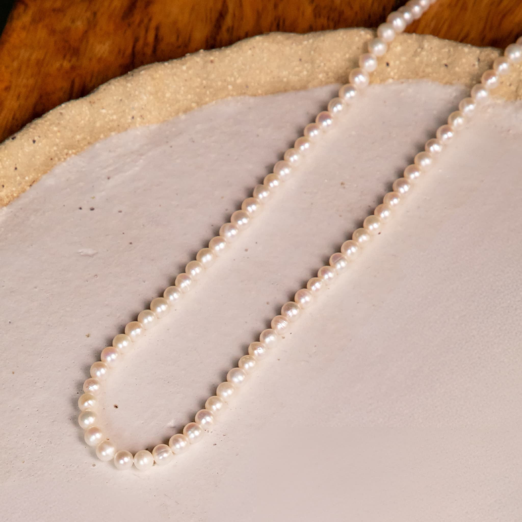 The Classique freshwater pearl strand necklace by Avean Jewellery